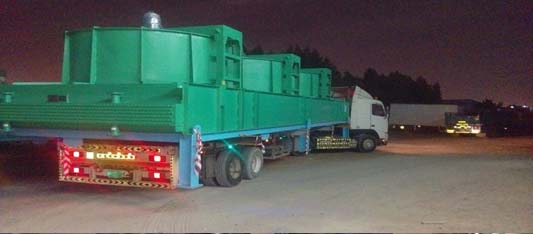 Transportation (loaded on trailer)